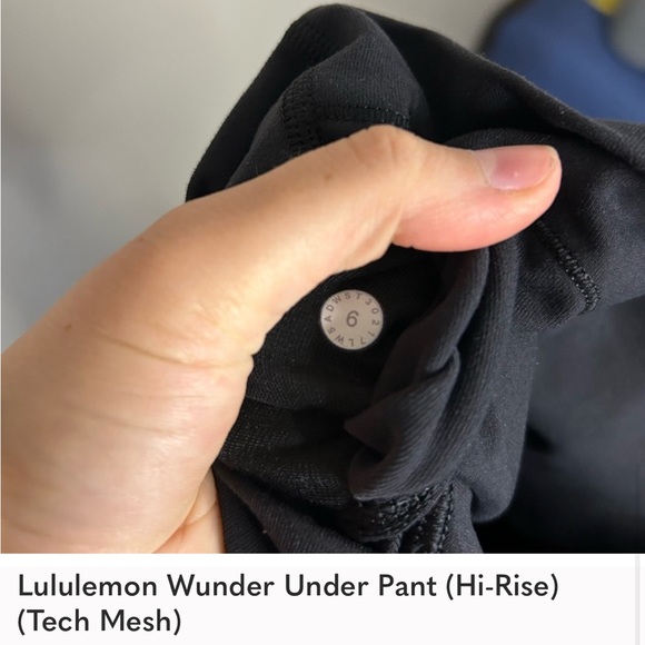 LULULEMON TeCh mesh leggings 6 - Picture 4 of 6
